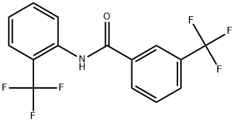 3-(Trifluoromethyl)-N-[2-(trifluoromethyl)phenyl]benzamide Structure