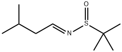 2-Propanesulfinamide, 2-methyl-N-(3-methylbutylidene)-, [N(E)]- Structure