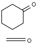 포름알데히드,시클로헥사논과의반응생성물 구조식 이미지