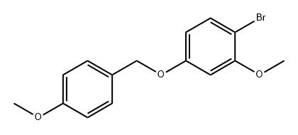 1-Bromo-2-methoxy-4-((4-methoxybenzyl)oxy)benzene Structure