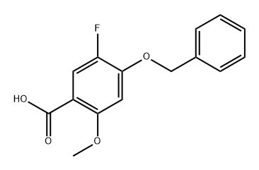 4-(Benzyloxy)-5-fluoro-2-methoxybenzoic acid Structure