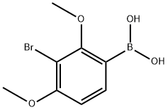 (3-Bromo-2,4-dimethoxyphenyl)boronic acid Structure