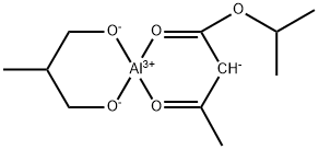 Aluminum, (1-methylethyl 3-(oxo-kappao)butanoato-kappao')(2-methyl-1,3-propanediolato(2-)-kappao1,kappao3)-, (T-4)- Structure