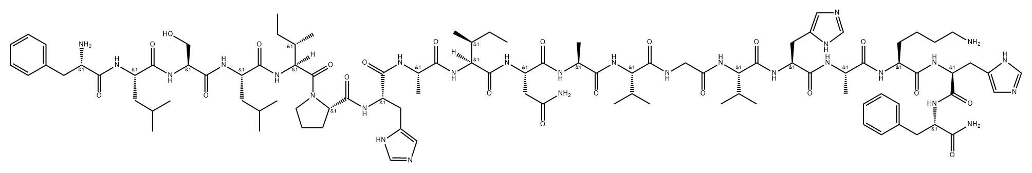 Phylloseptin-H11 Structure