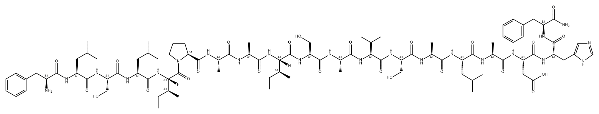 Phylloseptin-H12 Structure