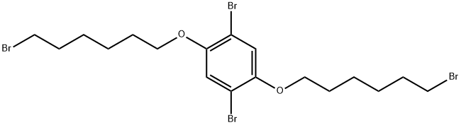 1,4-dibromo-2,5-bis((6-bromohexyl)oxy)benzene Structure