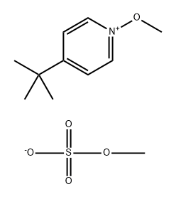 Pyridinium, 4-(1,1-dimethylethyl)-1-methoxy-, methyl sulfate (1:1) Structure