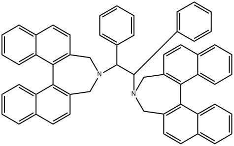 11bS,11'bS)- 4,4'-[(1R,2R)-1,2-diphenyl-1,2-ethanediyl]bis[4,5-dihydro-H-Dinaphth[2,1-c:1',2'-e]azepine Structure