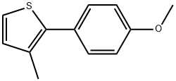 2-(4-Methoxyphenyl)-3-methylthiophene Structure