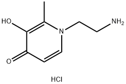 4(1H)-Pyridinone, 1-(2-aminoethyl)-3-hydroxy-2-methyl-, hydrochloride (1:) Structure