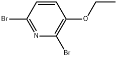 2,6-Dibromo-3-ethoxypyridine Structure