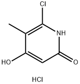 6-chloro-4-hydroxy-5-methyl-1,2-dihydropyridin-2-one hydrochloride Structure