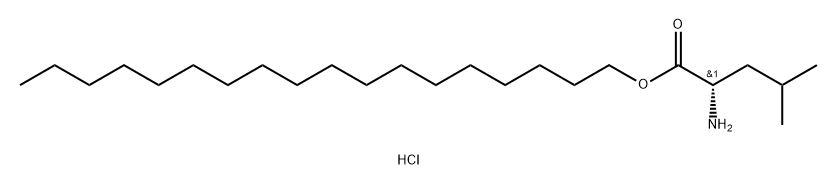 octadecyl 2-amino-4-methylpentanoate hydrochloride Structure