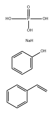 Phosphoric acid, reaction products with phenol and styrene, sodium salts Structure