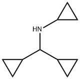 Cyclopropanemethanamine, N,α-dicyclopropyl- Structure