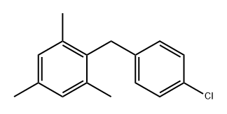 2-(4-chlorobenzyl)-1,3,5-trimethylbenzene 구조식 이미지