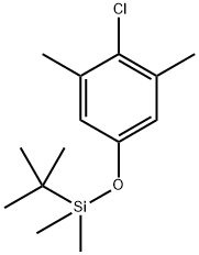 tert-butyl(4-chloro-3,5-dimethylphenoxy)dimethylsilane Structure