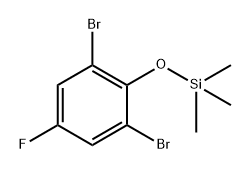 Benzene, 1,3-dibromo-5-fluoro-2-[(trimethylsilyl)oxy]- Structure