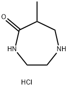 6-Methyl-1,4-diazepan-5-one hydrochloride Structure