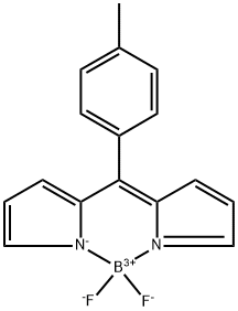 Boron, difluoro[2-[(4-methylphenyl)(2H-pyrrol-2-ylidene-κN)methyl]-1H-pyrrolato-κN]-, (T-4)- Structure