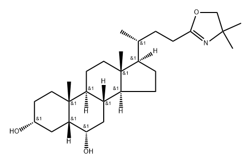 hyodeoxyoxazoline Structure