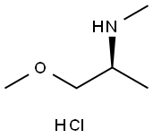 (2S)-1-methoxypropan-2-yl](methyl)amine
hydrochloride Structure