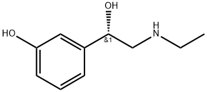 벤젠메탄올,α-[(에틸아미노)메틸]-3-하이드록시-,(S)- 구조식 이미지
