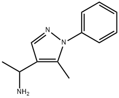 1H-Pyrazole-4-methanamine, α,5-dimethyl-1-phenyl- 구조식 이미지