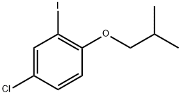 4-chloro-2-iodo-1-isobutoxybenzene Structure