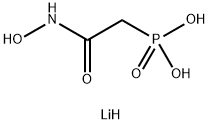 Phosphonoacetohydroxamate lithium salt Structure