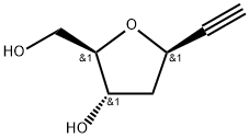 (2R,3S,5R)-5-ethynyl-2-(hydroxymethyl)oxolan-3-ol Structure