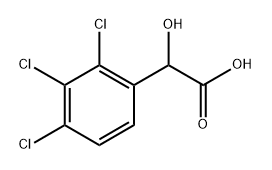 Benzeneacetic acid, 2,3,4-trichloro-α-hydroxy- Structure
