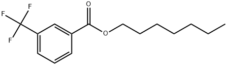 Heptyl 3-(trifluoromethyl)benzoate Structure