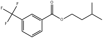 3-Methylbutyl 3-(trifluoromethyl)benzoate Structure