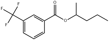 1-Methylbutyl 3-(trifluoromethyl)benzoate Structure