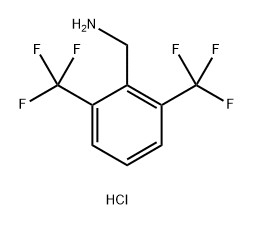 Bis(trifluoromethyl)benzylamine HCl Structure