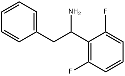 Benzeneethanamine, α-(2,6-difluorophenyl)- Structure