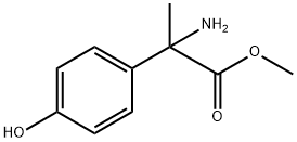 Benzeneacetic acid, α-amino-4-hydroxy-α-methyl-, methyl ester Structure