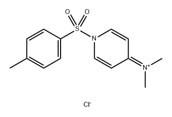 N-methyl-N-(1-tosylpyridin-4(1H)-ylidene)methanaminium chloride Structure
