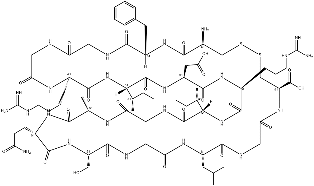 atrial natriuretic factor (7-23) Structure
