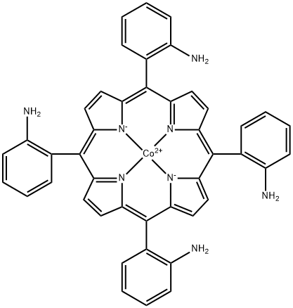 cobalt tetrakis(2-aminophenyl)porphyrin Structure