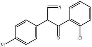 Benzenepropanenitrile, 2-chloro-α-(4-chlorophenyl)-β-oxo- Structure