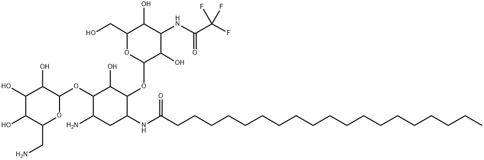 1-에이코사노일-3"-N-(트리플루오로아세틸)카나마이신 구조식 이미지