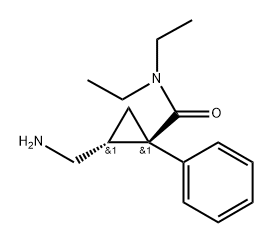 (1R,2R)-Milnacipran HCl Structure