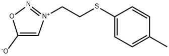 3-(2-(4-methylphenyl)thioethyl)-5-sydnone Structure