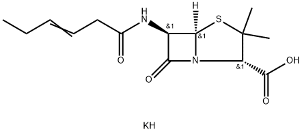 Penicillin F Potassium Salt Structure