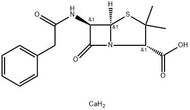 penicillin G calcium Structure