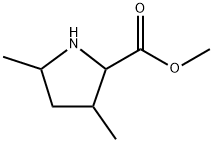 Proline, 3,5-dimethyl-, methyl ester, (2-alpha-,3-ba-,5-alpha-)- (9CI) Structure