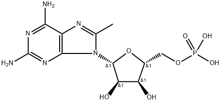 poly(2-amino-8-methyladenylic acid) Structure