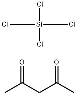 2,4-Pentanedione, reaction products with tetrachlorosilane 구조식 이미지